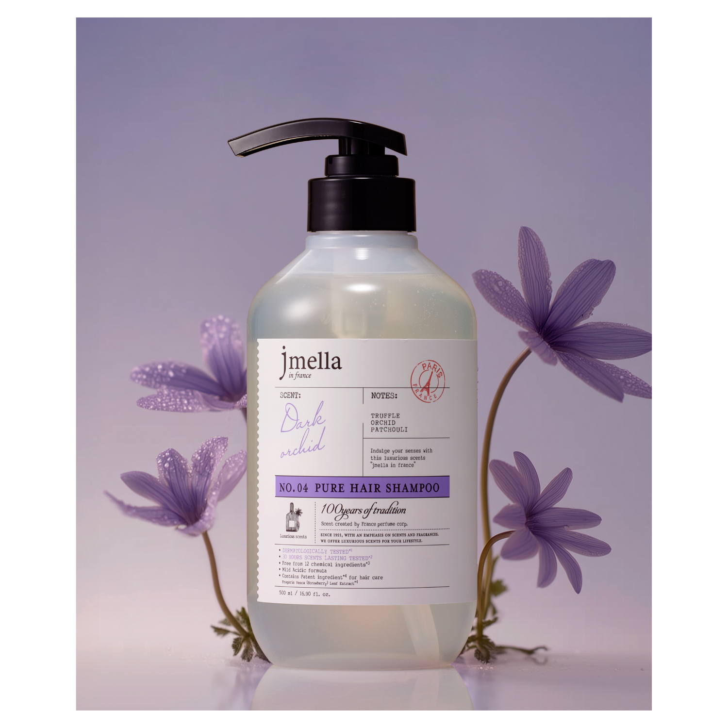 Jmella Pure Dark Orchid Hair Shampoo 500ml - Shop K-Beauty in Australia