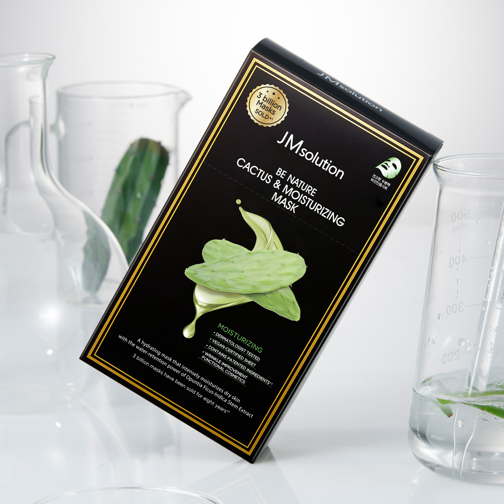 JMsolution Be Nature Cactus & Moisturizing Mask Box [10pcs] - Shop K-Beauty in Australia