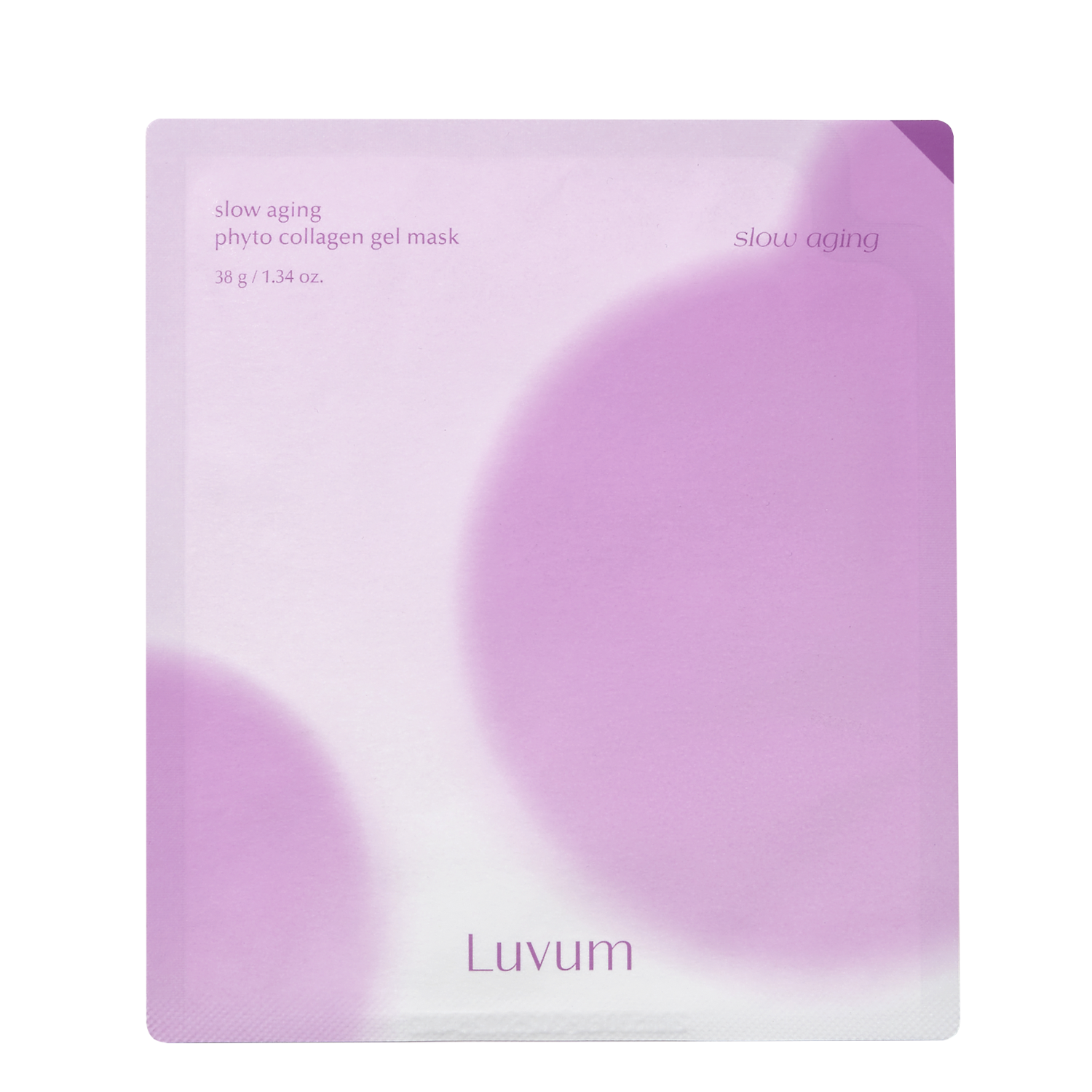 Luvum Slow Aging Phyto Collagen Gel Mask bundle with two soothing, hydrating masks for youthful skin.