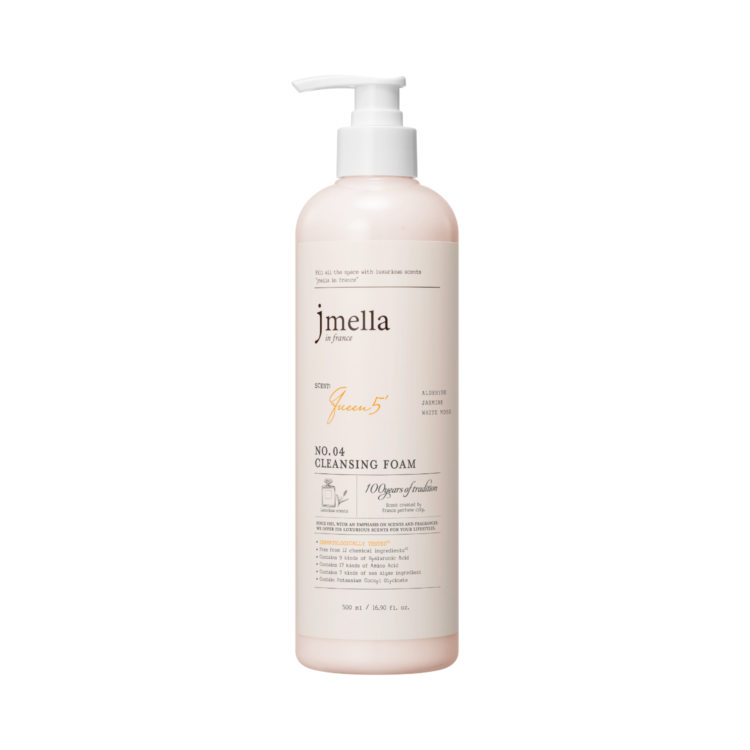 Jmella Queen 5 Cleansing Foam 500ml - Shop K-Beauty in Australia