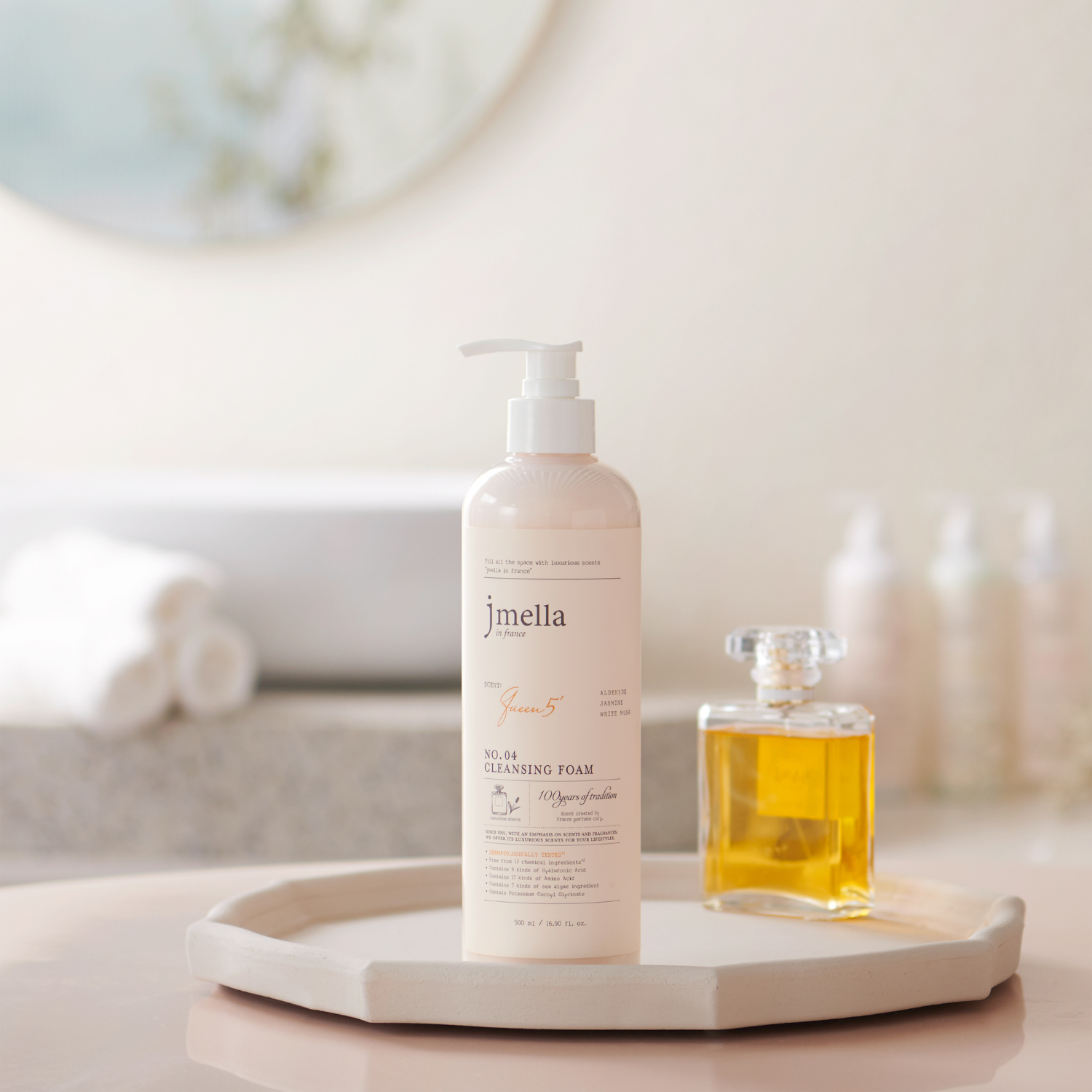 Jmella Queen 5 Cleansing Foam 500ml - Shop K-Beauty in Australia