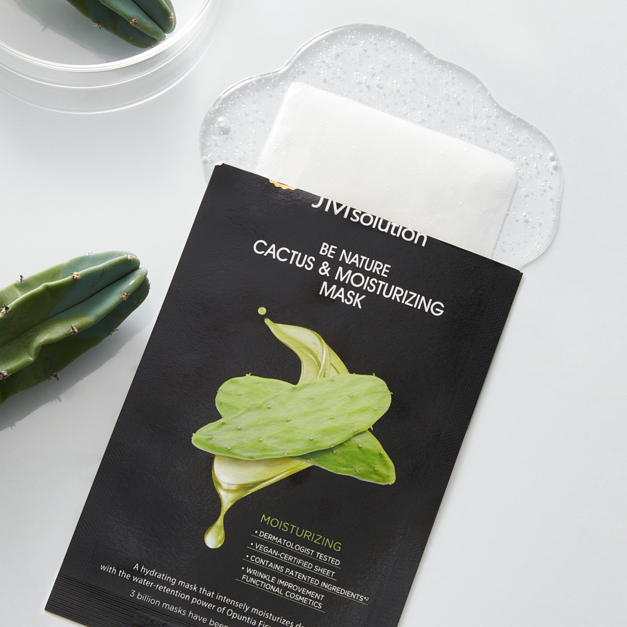 JMsolution Be Nature Cactus & Moisturizing Mask Box [10pcs] - Shop K-Beauty in Australia