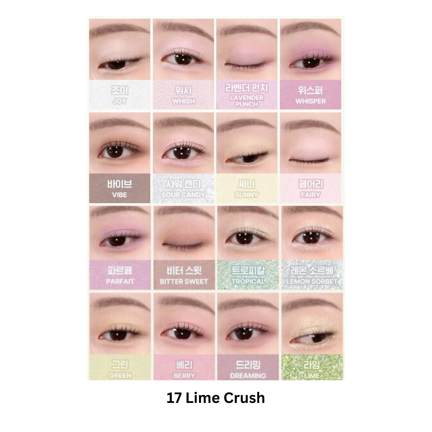 WAKEMAKE Soft Blurring Eye Palette (10 Colours) - Shop K-Beauty in Australia