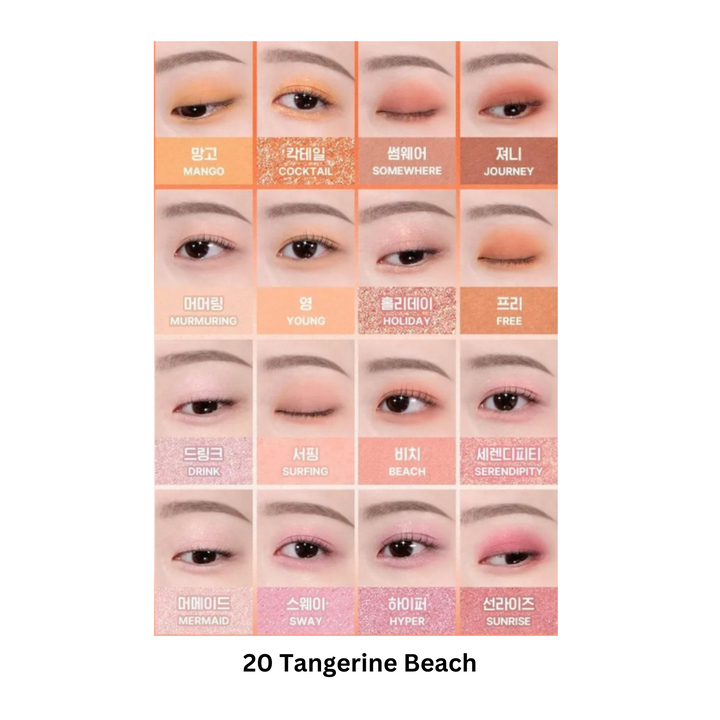 WAKEMAKE Soft Blurring Eye Palette (10 Colours) - Shop K-Beauty in Australia