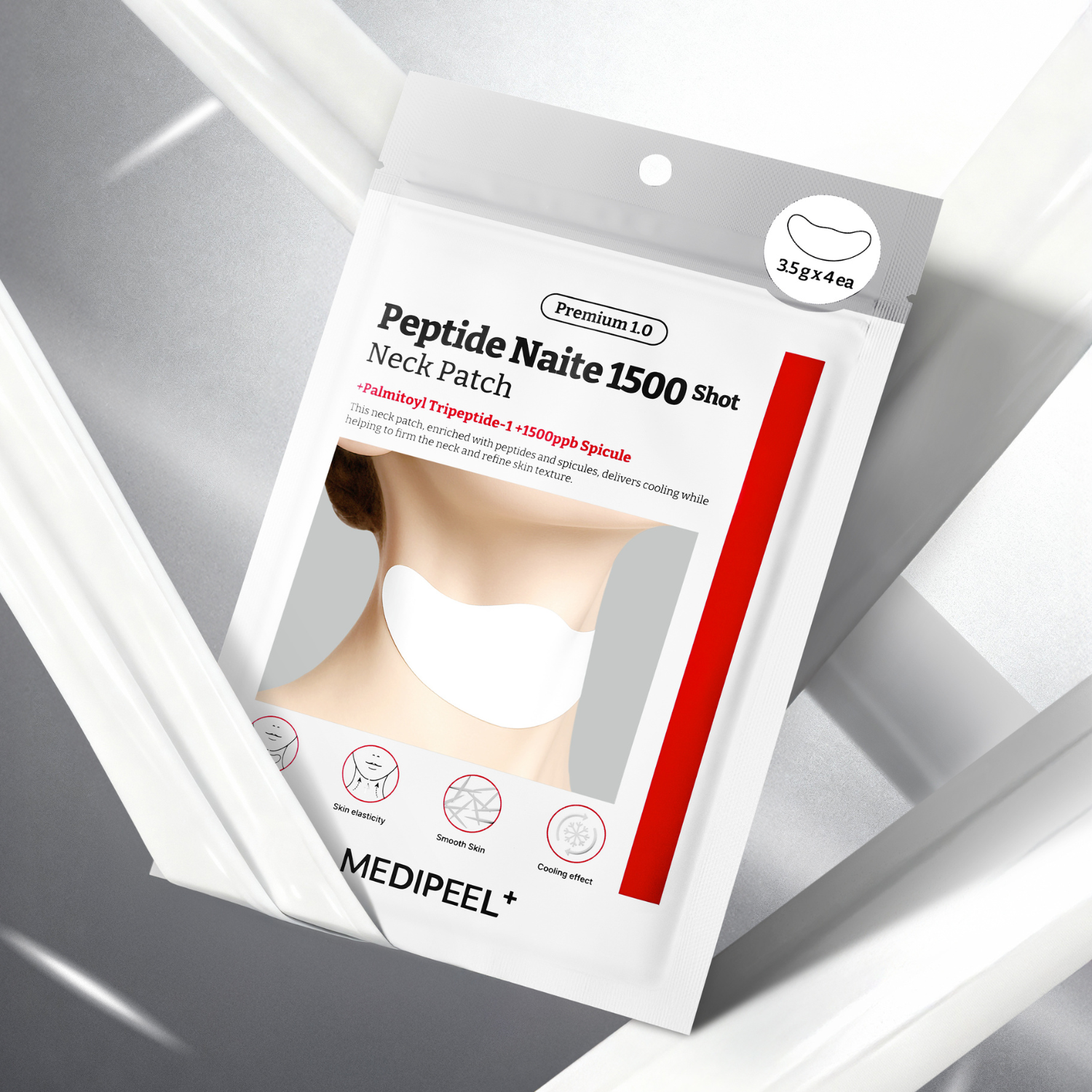 Premium Peptide Naite 1500 Shot Neck Patch [4pc]