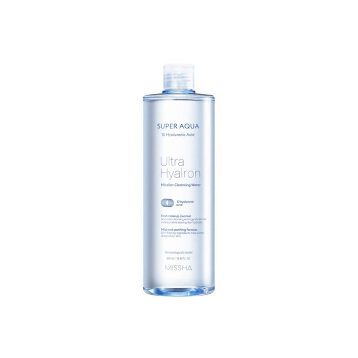 Missha Super Aqua Ultra Hyalron Micellar Cleansing Water 500ml - Shop K-Beauty in Australia