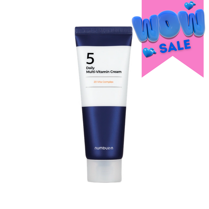 Numbuzin No.5 Daily Multi-Vitamin Cream 60ml - Shop K-Beauty in Australia