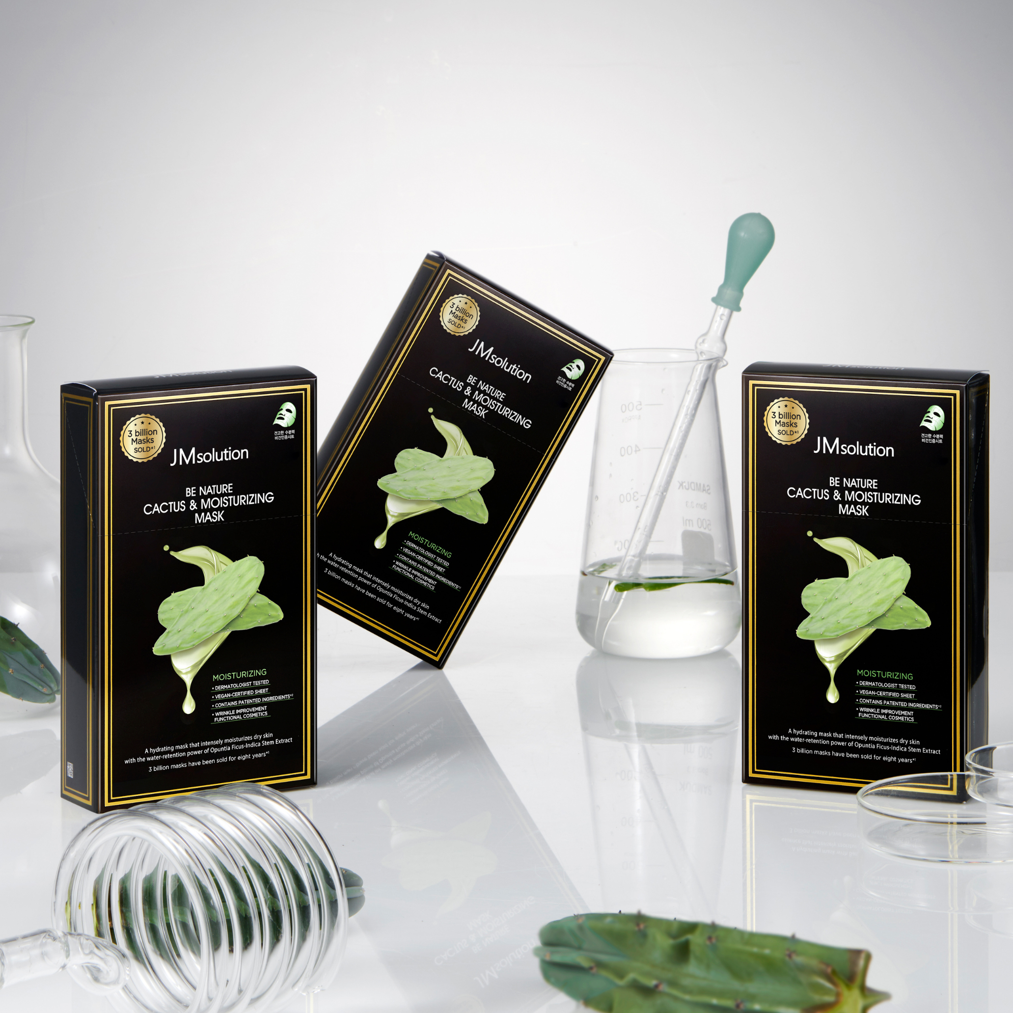 JMsolution Be Nature Cactus & Moisturizing Mask Box [10pcs] - Shop K-Beauty in Australia