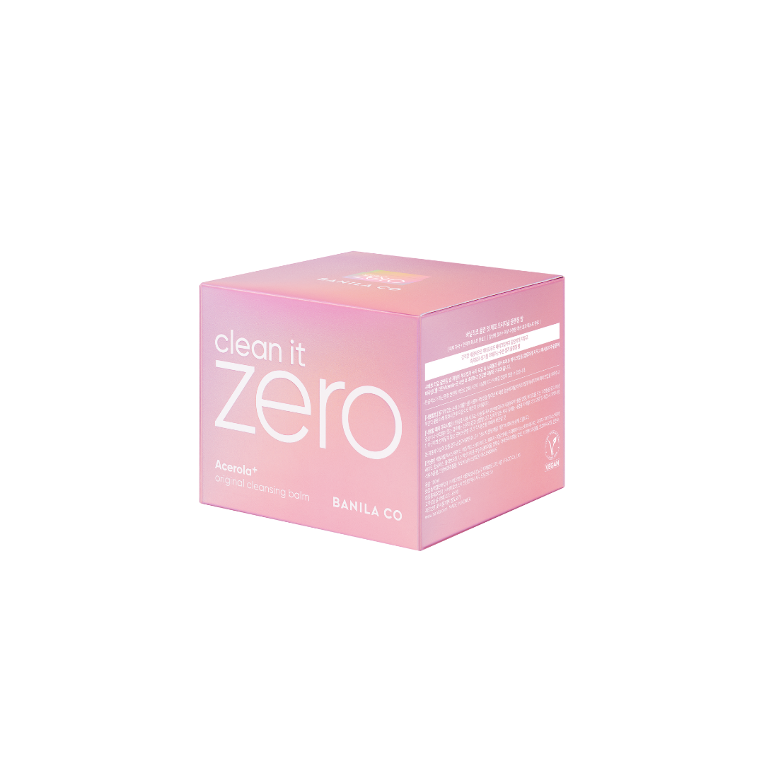 Banila Co Clean It Zero Cleansing Balm Original jar with white lid and product label, oil and balm makeup remover.