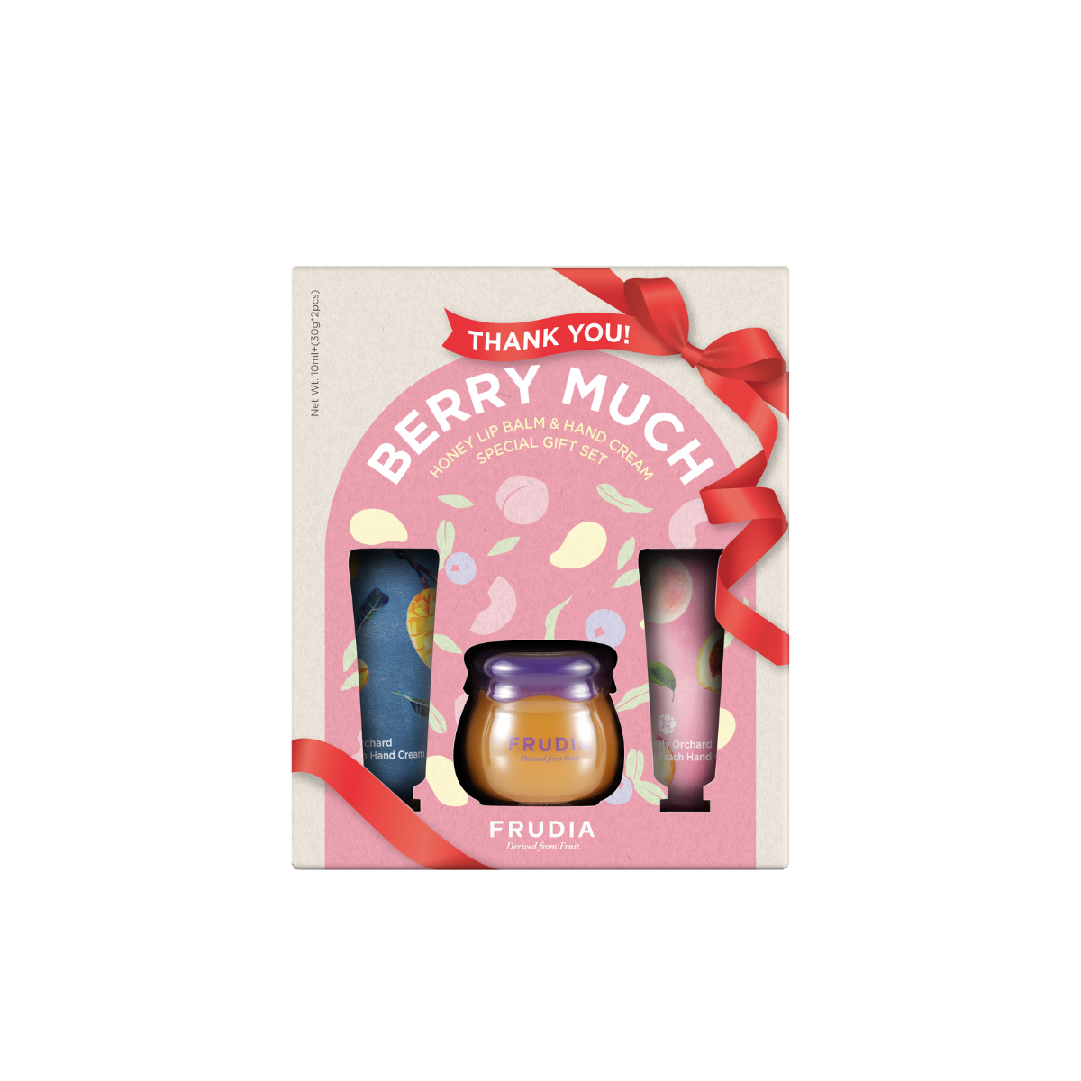 Frudia Honey Lip Balm & Hand Cream Gift Set THANK YOU BERRY MUCH 10ml+(30g*2pcs) - Shop K-Beauty in Australia