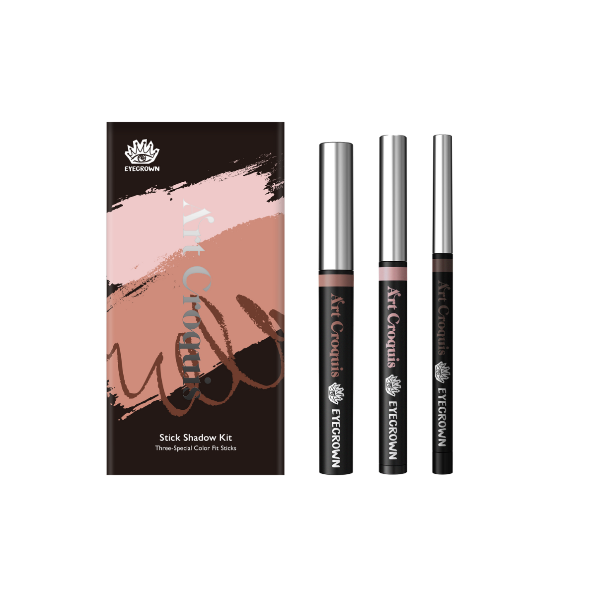 MAKEheal Eyecrown Art Croquis Stick Shadow Kit (6 Types) - Shop K-Beauty in Australia