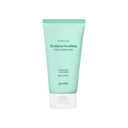 Goodal Houttuynia Cordata Hyaluron soothing pore cleansing foam in a 150ml tube, showing the gel and foam cleanser product.
