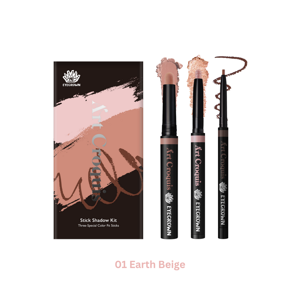 MAKEheal Eyecrown Art Croquis Stick Shadow Kit (6 Types) - Shop K-Beauty in Australia