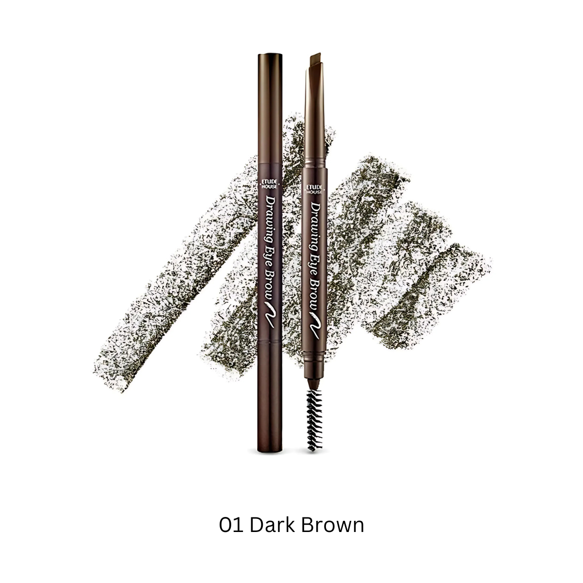 Etude House Drawing Eye Brow eyebrow pencil with natural-looking brow design and precise application for defined eyebrows.