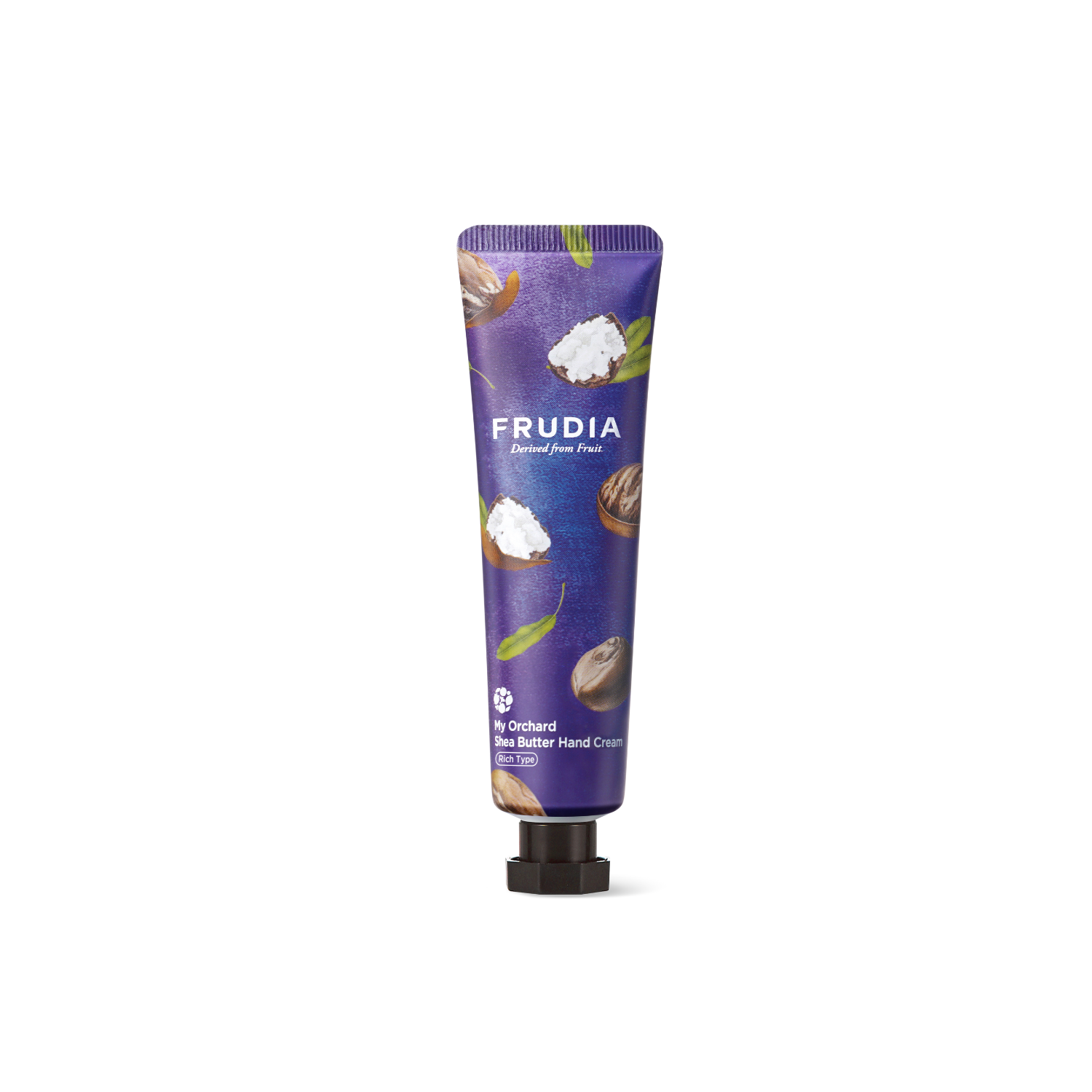 Frudia My Orchard Hand Cream in a sleek tube, showcasing nourishing hand care with natural fruit extract ingredients.