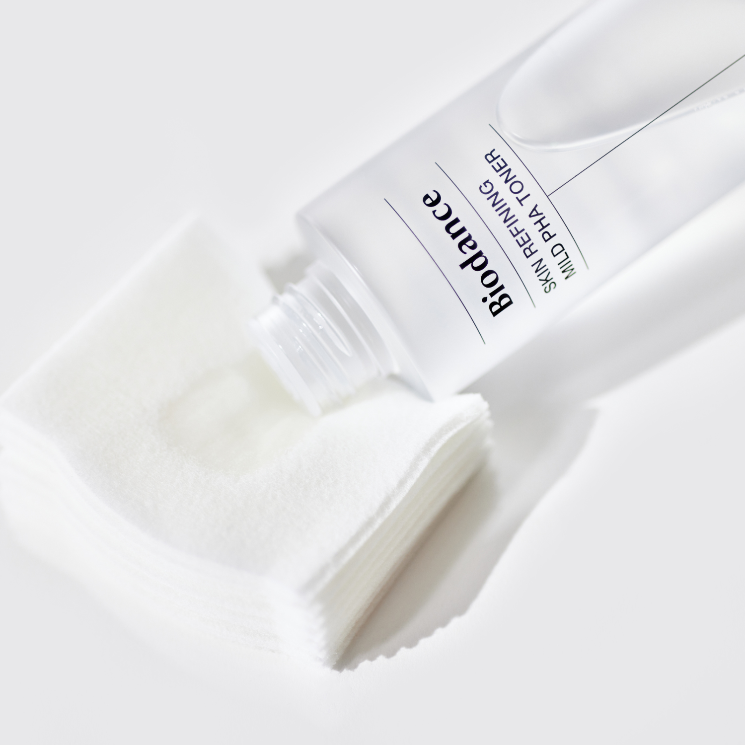 Biodance Refining Mild PHA Toner in a 150ml bottle, showing the clear liquid and minimalist label design.