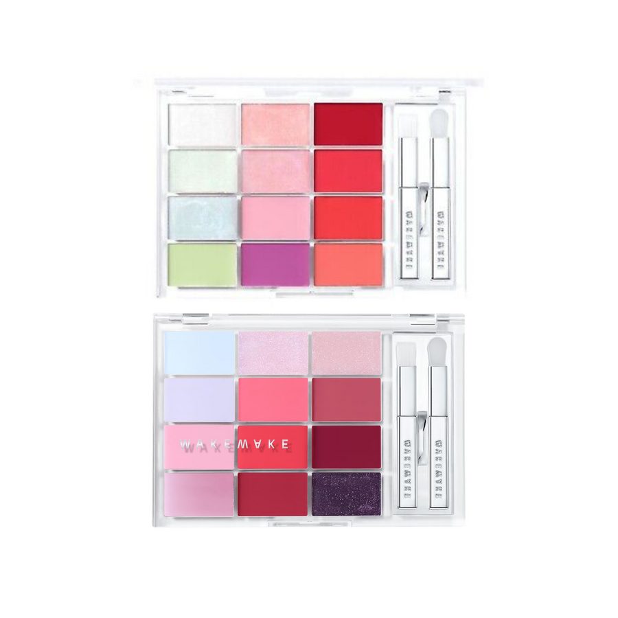 WAKEMAKE Soft Coloring Lip Palette (2 Colours) - Shop K-Beauty in Australia