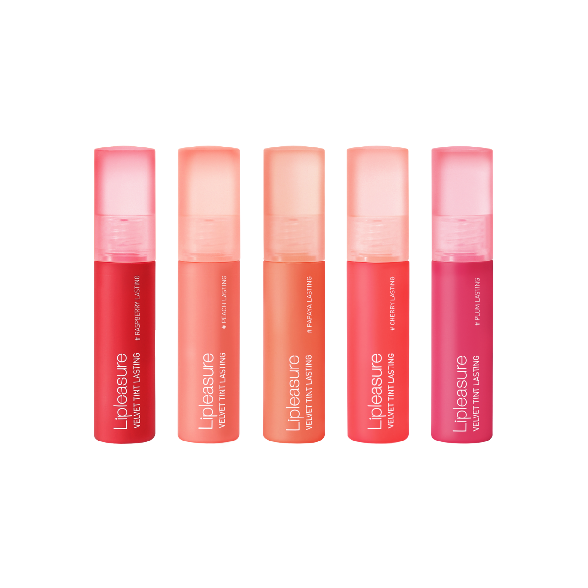 MAKEheal Lipleasure Velvet Tint Lasting lip tint applied on lips with smooth, velvety finish and vibrant color.