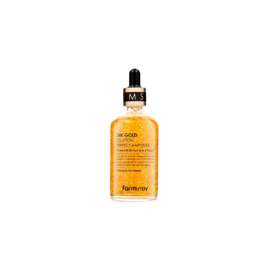 Farmstay 24k Gold Solution Perfect Ampoule 100ml - Shop K-Beauty in Australia