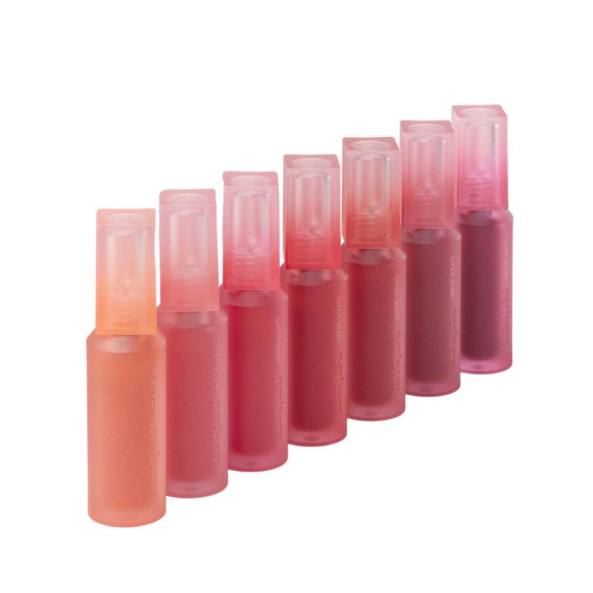 Peripera Over Blur Lip Tint in a glossy, tinted lip color with a smooth finish, shown in a close-up image.