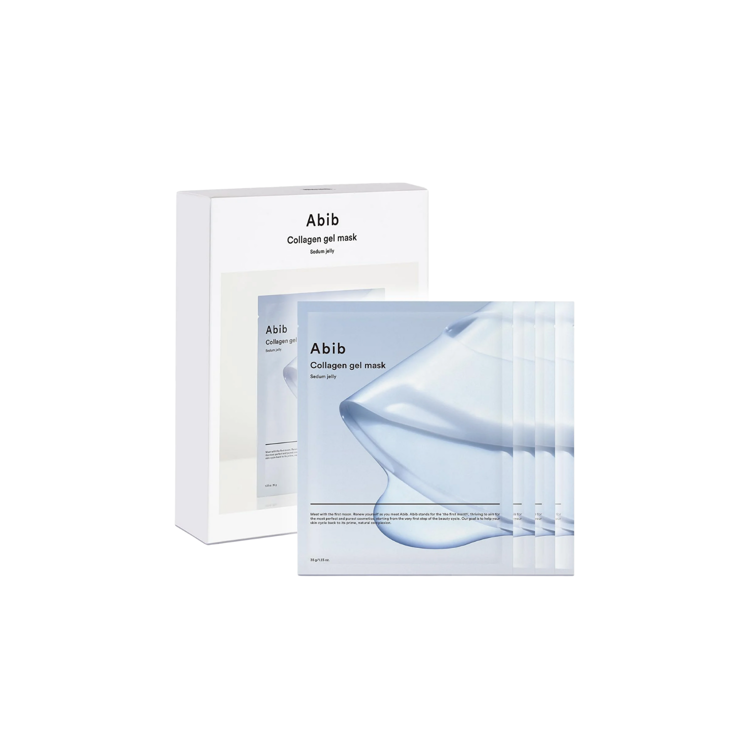 Abib Collagen Gel Sedum Jelly Mask Box 4pcs - Shop K-Beauty in Australia