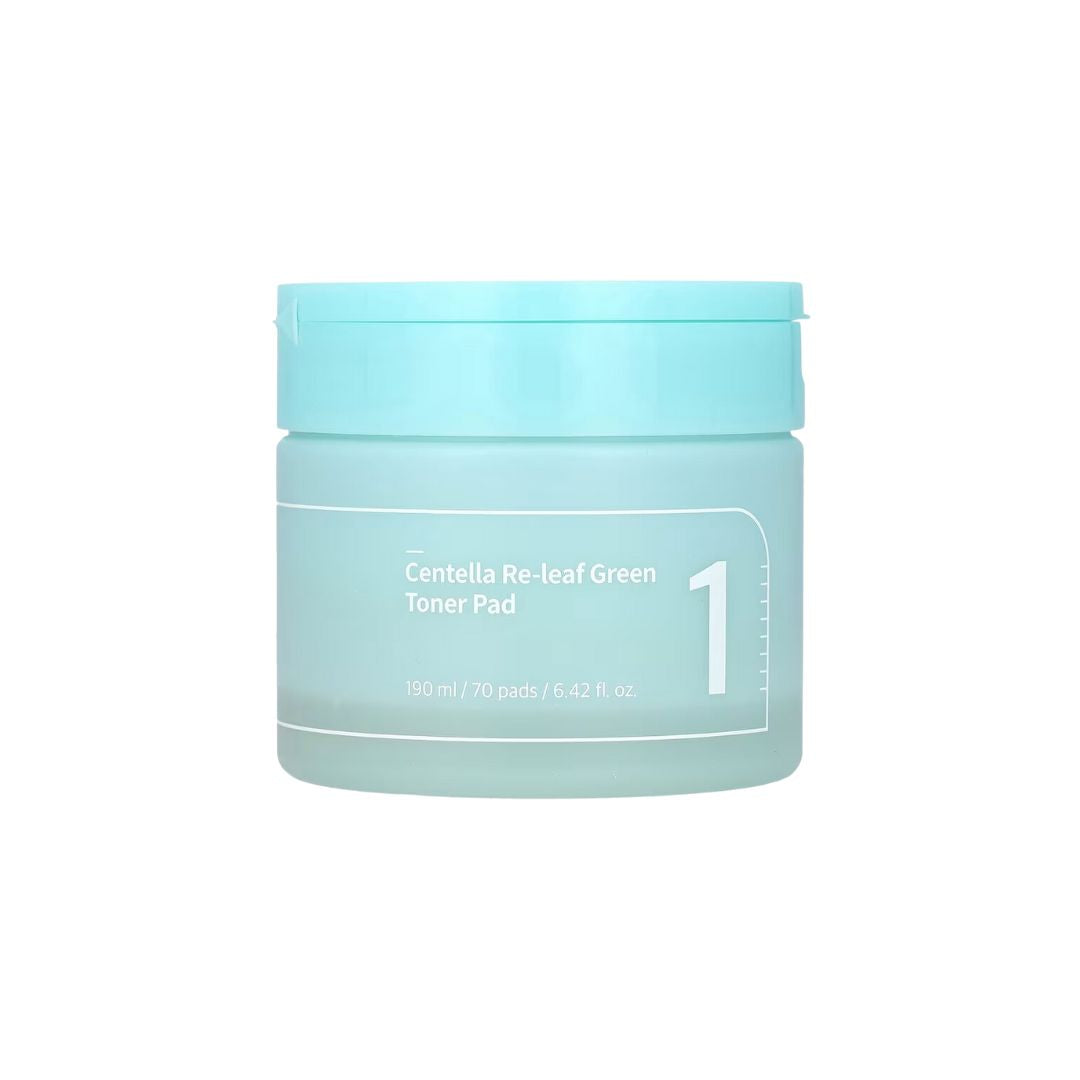 Numbuzin No. 1 Centella Re-Leaf Green Toner Pad 70pcs  - La Cosmetique