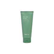 Farmstay Tea Tree Biome Calming Acne Foam, 180ml gel and foam cleanser for soothing acne-prone skin.