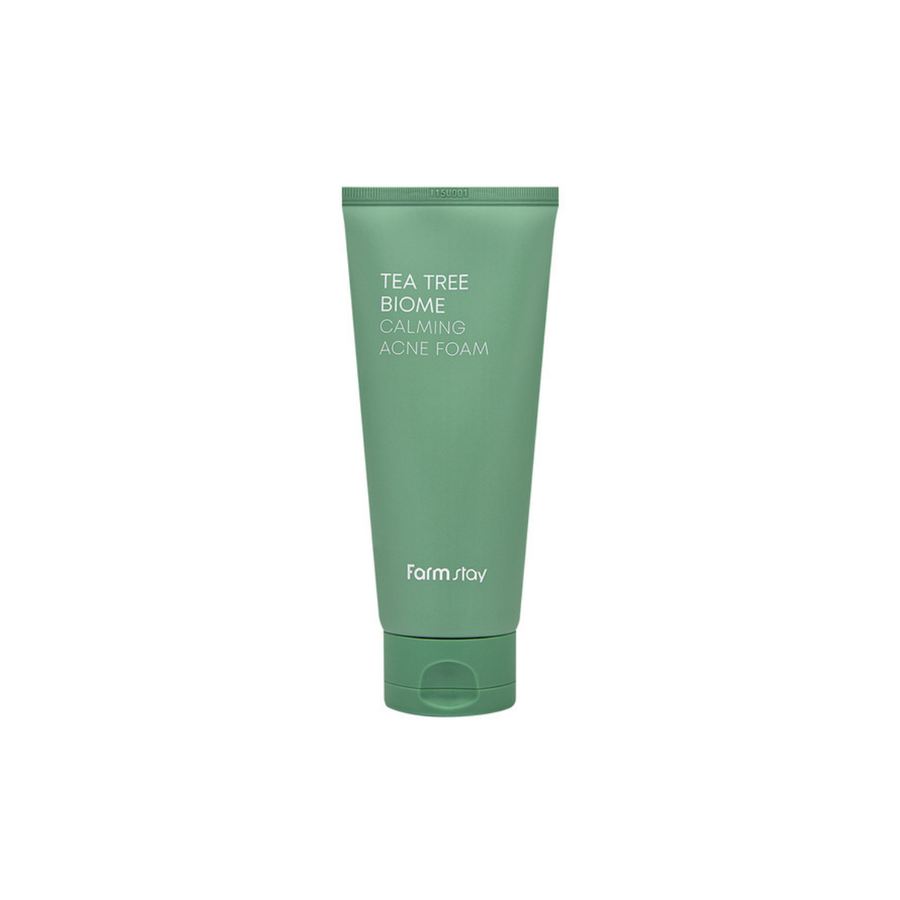 Farmstay Tea Tree Biome Calming Acne Foam 180ml - Shop K-Beauty in Australia