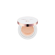 Missha Safe Block Rx Rosy Tone Up Sun Cushion foundation in 12g with pink-toned packaging and open cushion showing the product.