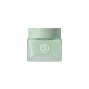 KAINE Green Calm Aqua Cream 70ml face moisturizer in a green jar with a white lid, designed for hydrating and calming skin.
