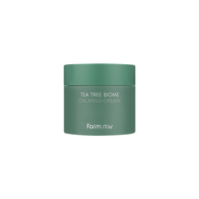 Farmstay Tea Tree Biome Calming Cream 80ml face moisturizer with soothing and hydrating formula for calming skin.