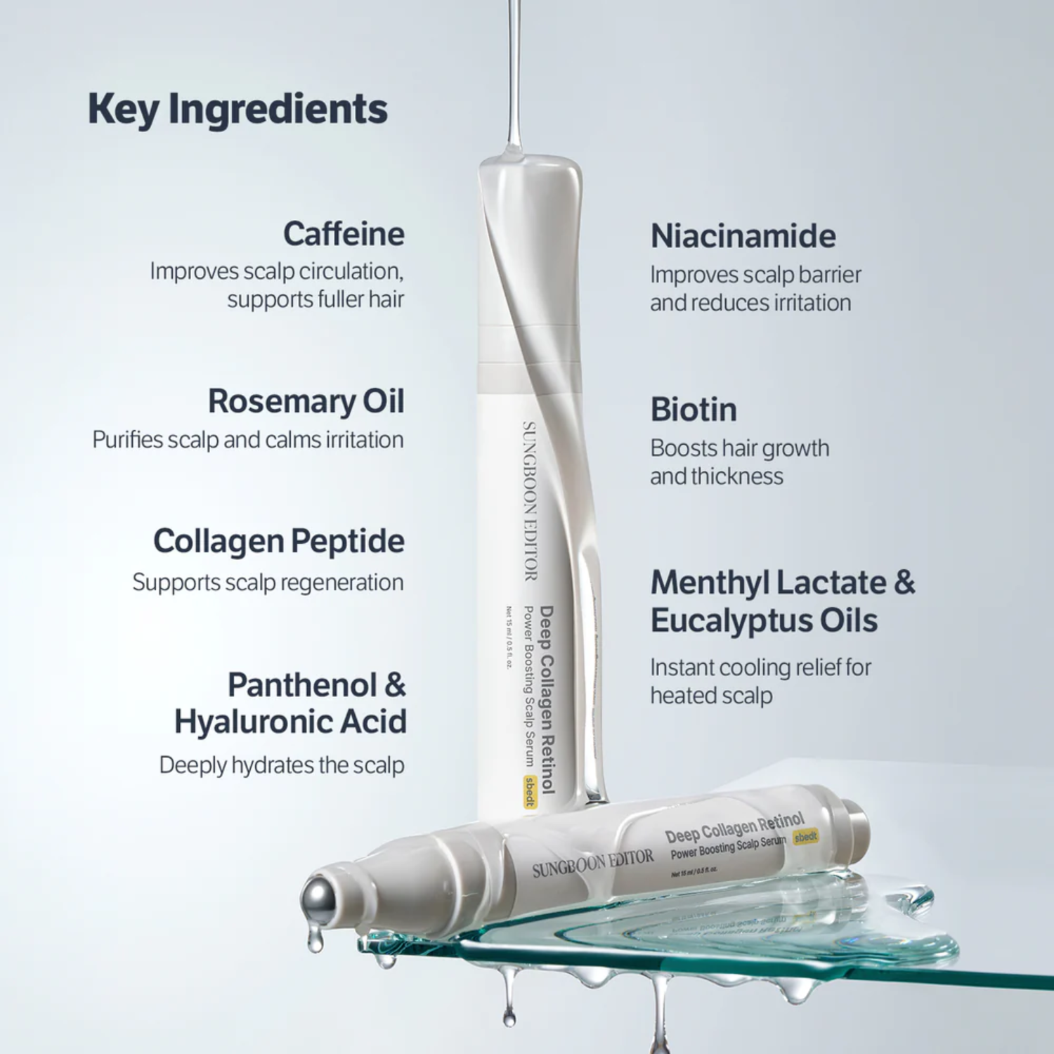 Sungboon Editor Deep Collagen Retinol Power Boosting Scalp Serum 15ml - Shop K-Beauty in Australia