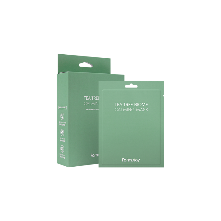 Farmstay Tea Tree Biome Calming Mask 10pcs - Shop K-Beauty in Australia