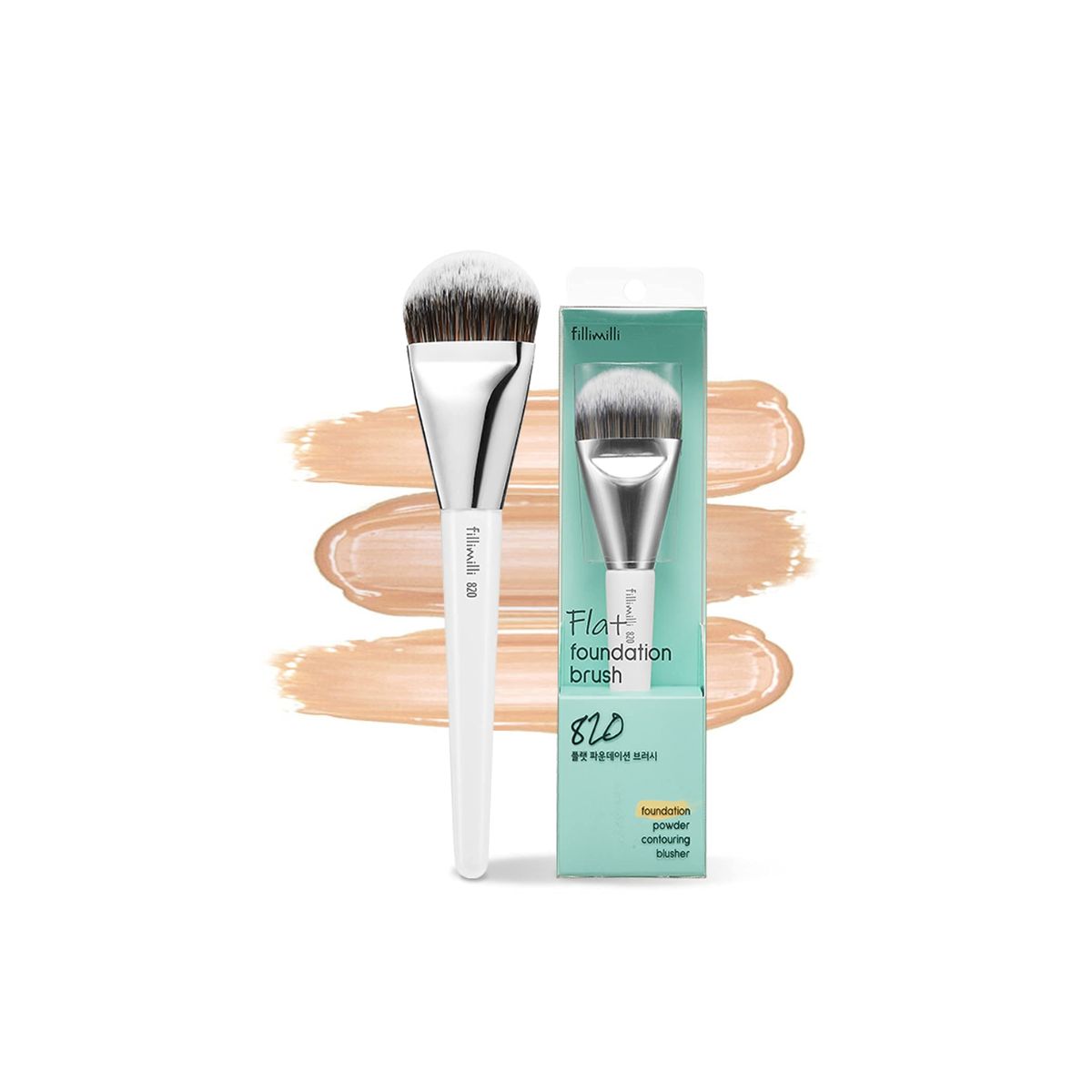 Fillimilli Flat Foundation Brush 820 - Shop K-Beauty in Australia