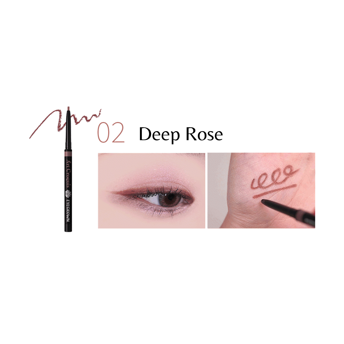 MAKEheal Eyecrown Art Croquis Stick Eyeshadow in Longla shade, featuring a sleek shadow stick with artistic, blendable eyeshadow formula.