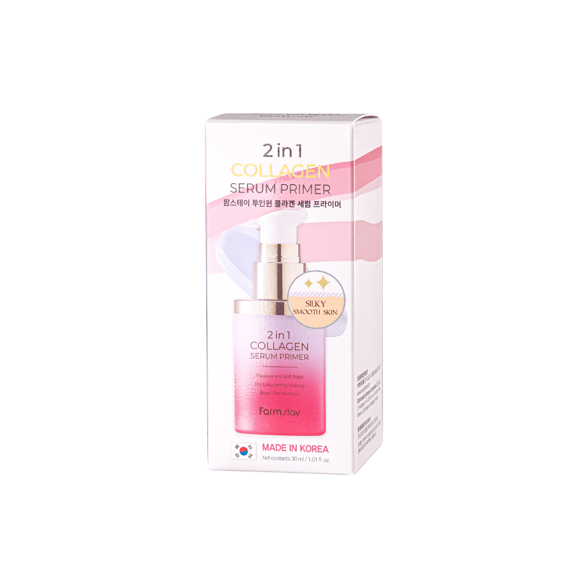 Farmstay 2 In 1 Collagen Serum Primer [30ml] | La Cosmetique