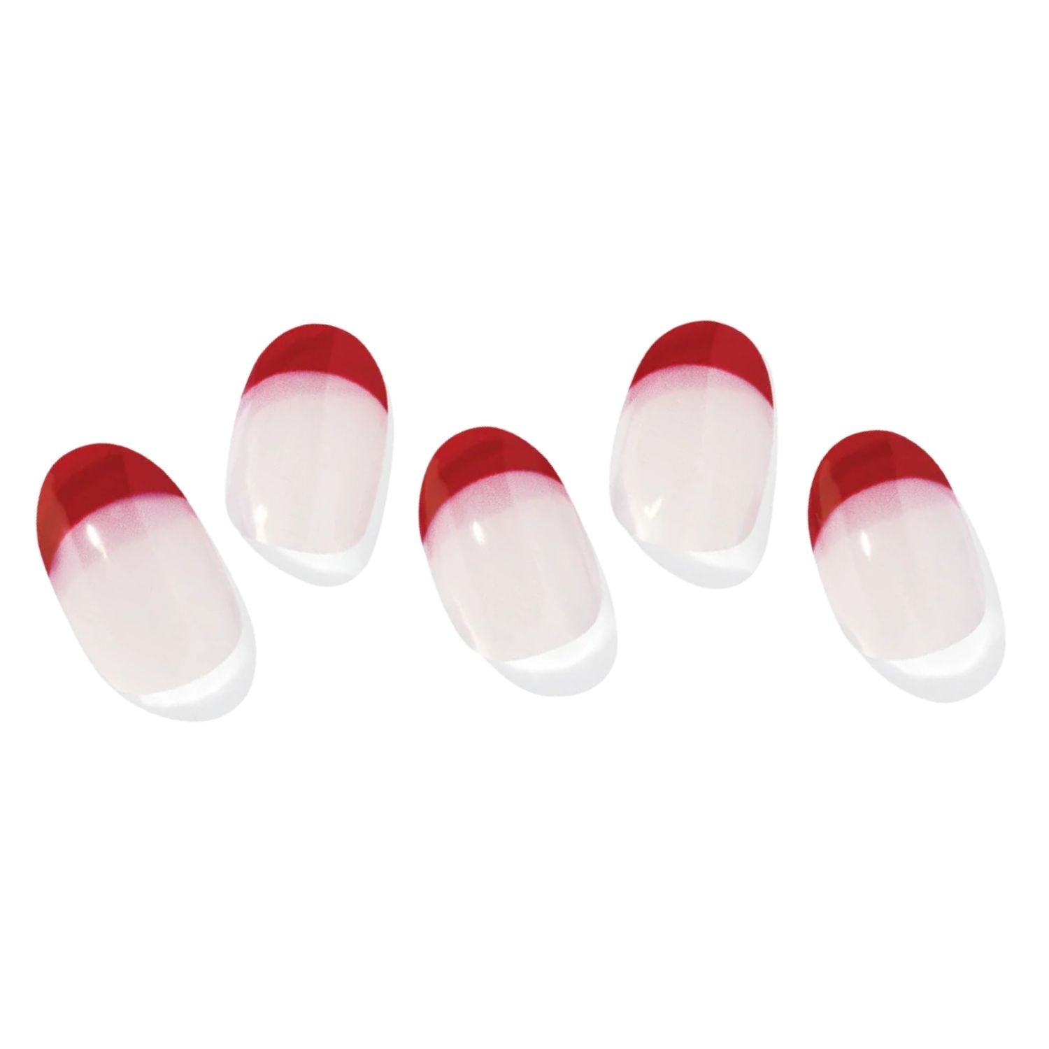 Ohora Semi-Cured Gel Nail - N Ruby French - Shop K-Beauty in Australia