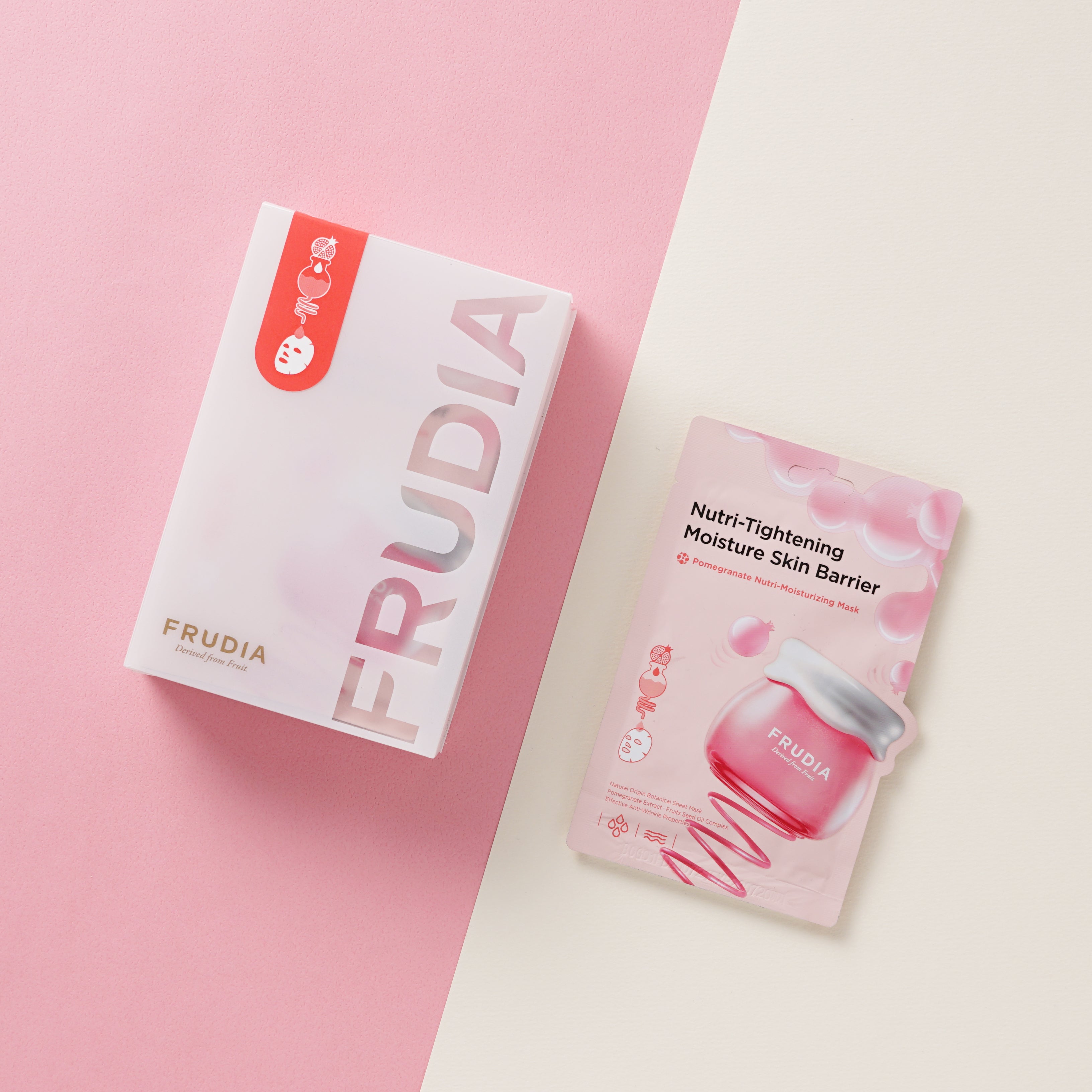 Frudia Frudia Pomegranate Nutri-Moisturizing Mask (Twin Pack) 20pcs - Shop K-Beauty in Australia