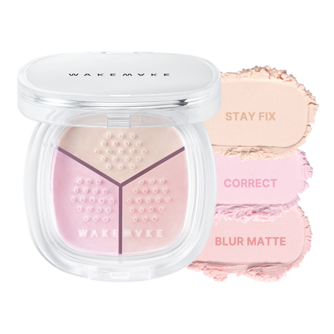 WAKEMAKE Stay Fixer Multi Color Powder (Brush Set) - Shop K-Beauty in Australia