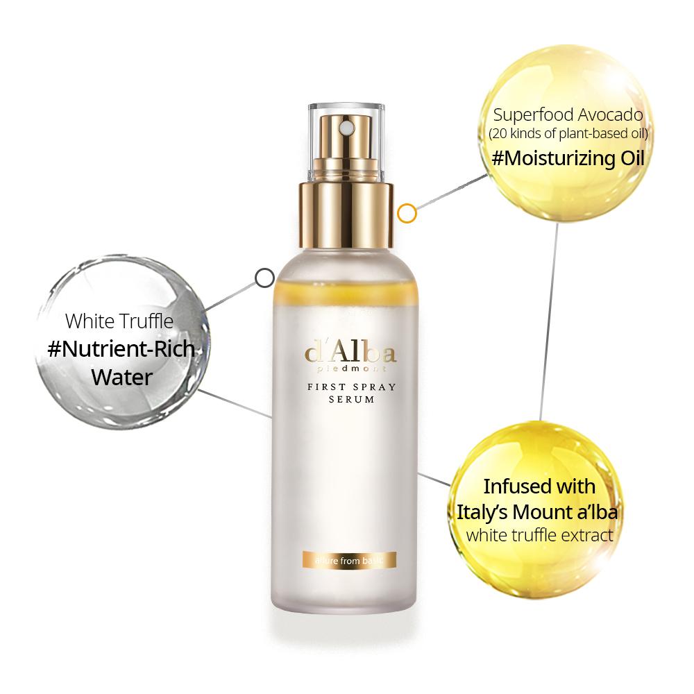 d'Alba White Truffle First Spray Serum 100ml - Shop K-Beauty in Australia