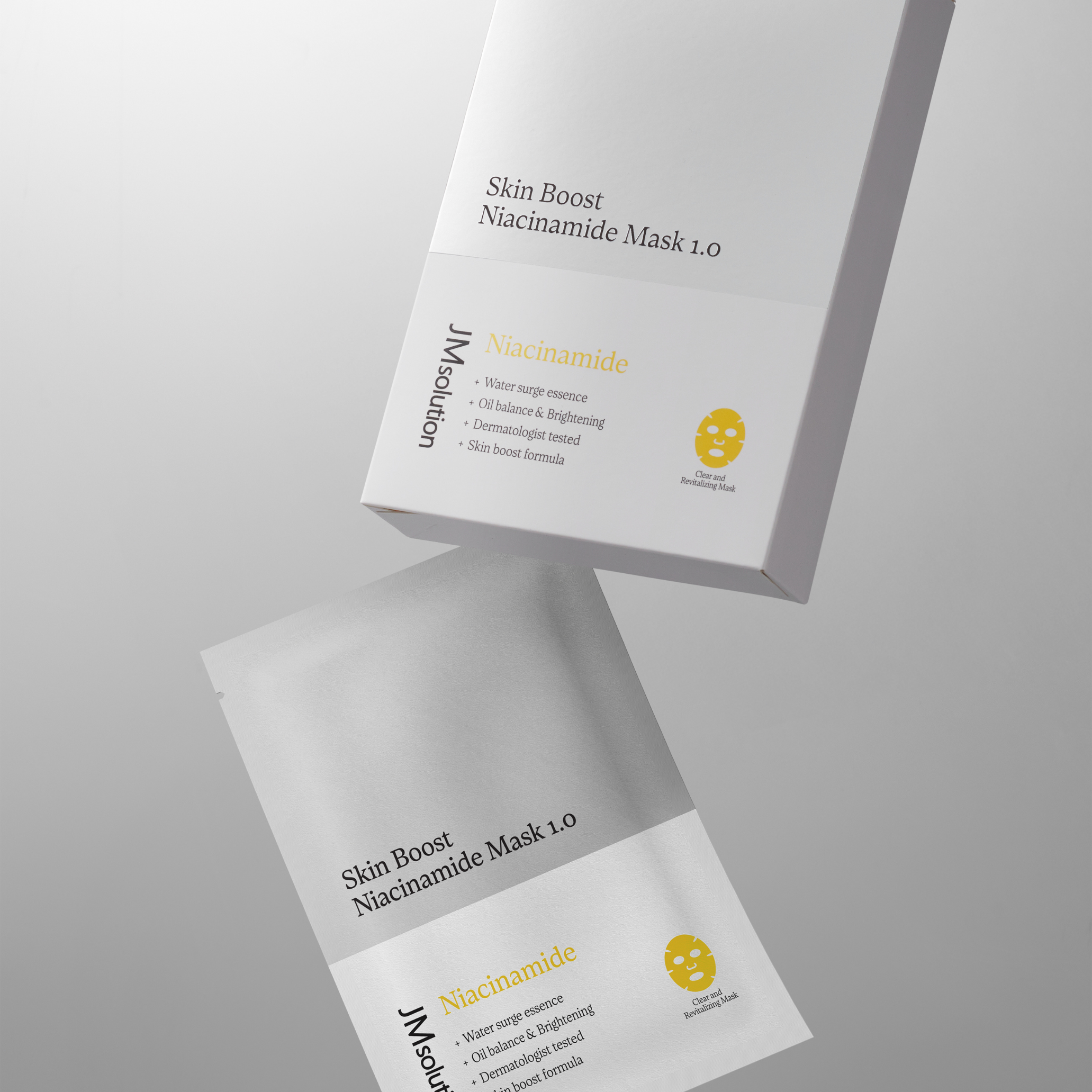JMsolution Skin Boost Niacinamide Mask Box 1.0 [10pcs] - Shop K-Beauty in Australia