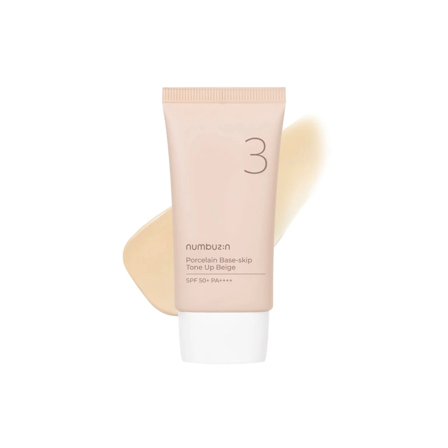 Numbuzin No.3 Porcelain Base-skip Tone Up Beige 50ml - Shop K-Beauty in Australia