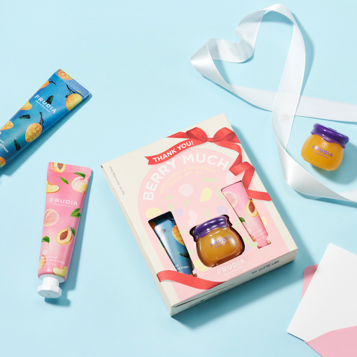 Frudia Honey Lip Balm & Hand Cream Gift Set THANK YOU BERRY MUCH 10ml+(30g*2pcs) - Shop K-Beauty in Australia
