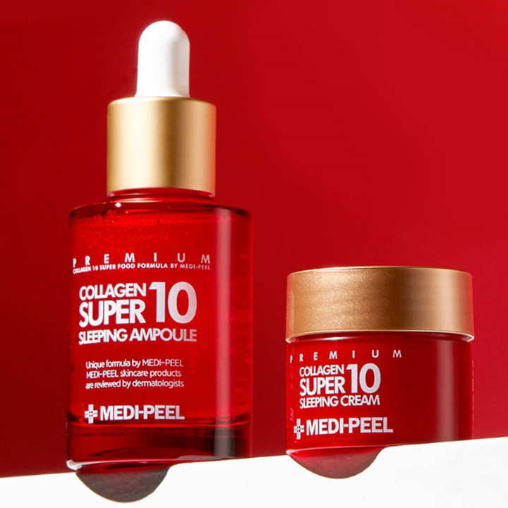 MEDI-PEEL Collagen Super 10 Sleeping Care Set - Shop K-Beauty in Australia