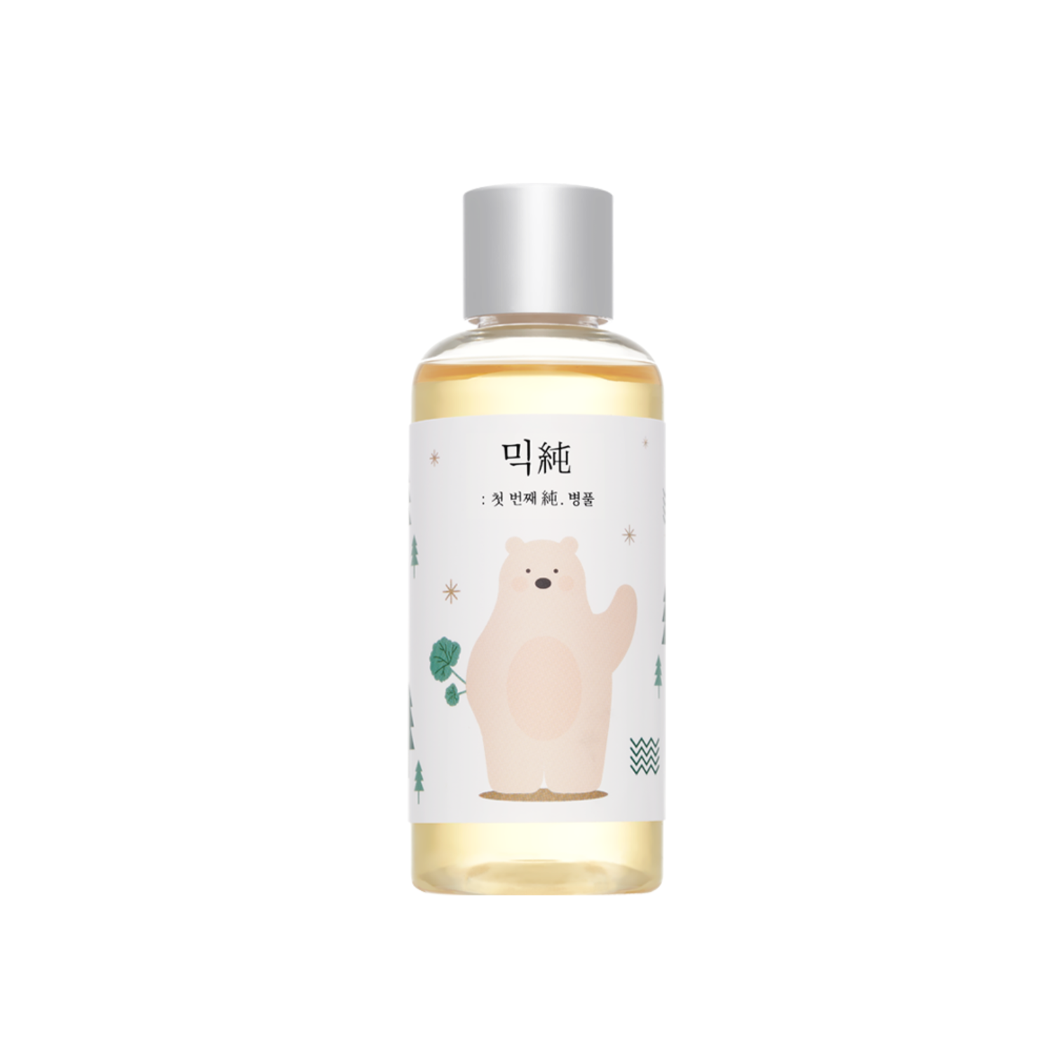 Soondy Centella Asiatica Essence 50ml in a clear bottle, featuring green herbal ingredients, for skincare and soothing effects.