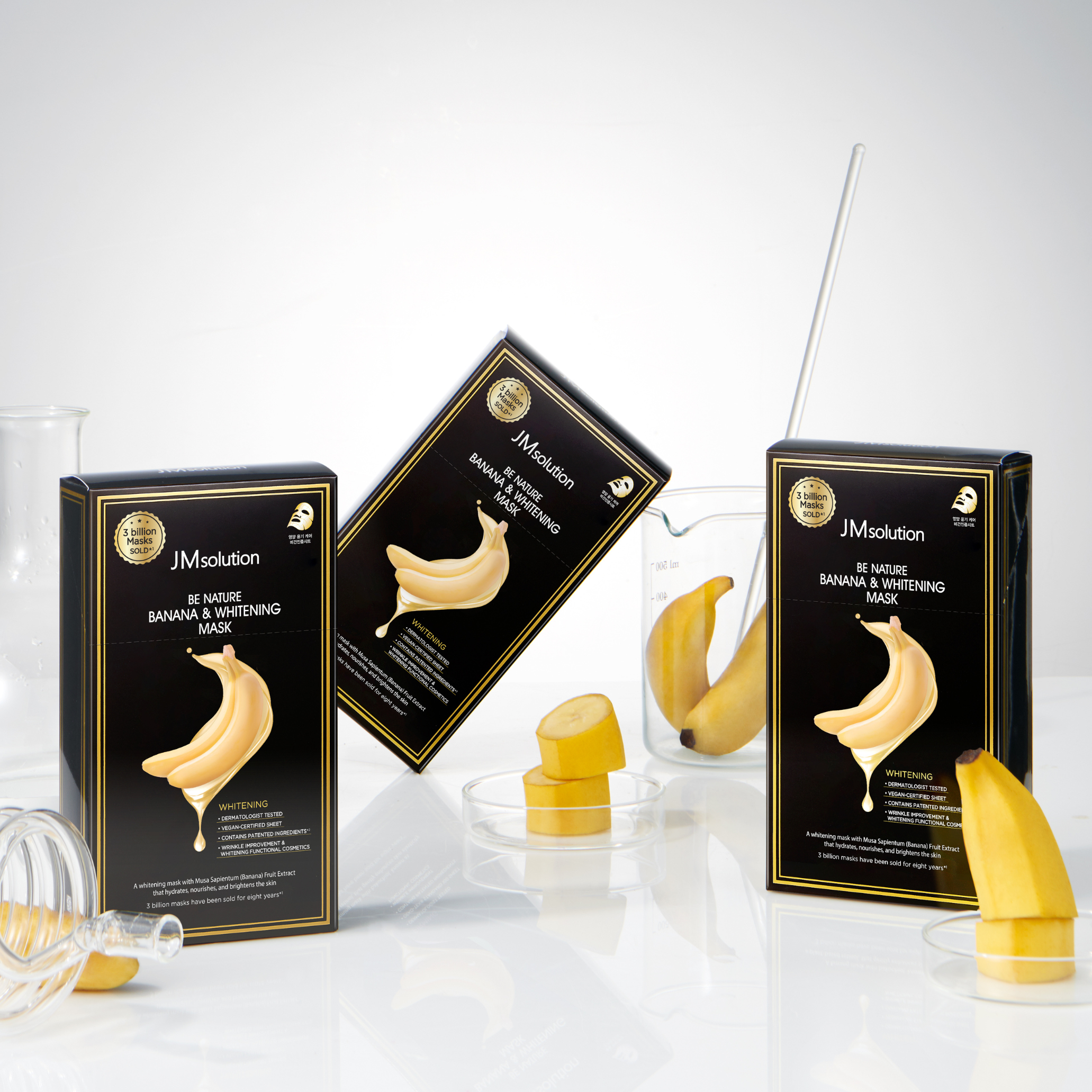 JMsolution Be Nature Banana & Whitening Mask Box [10pcs] - Shop K-Beauty in Australia