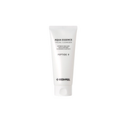 MEDIPEEL+ Peptide 9 Aqua Essence Facial Cleanser in gel form, 150ml, showing the cleanser in a clear tube with foam texture.