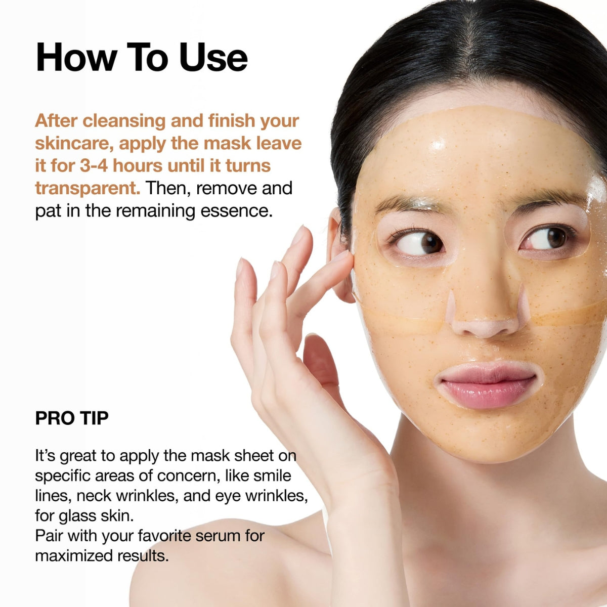 Anua Rice 70 Glow Collagen Sheet Mask box with four skincare sheet masks for brightening and firming skin.