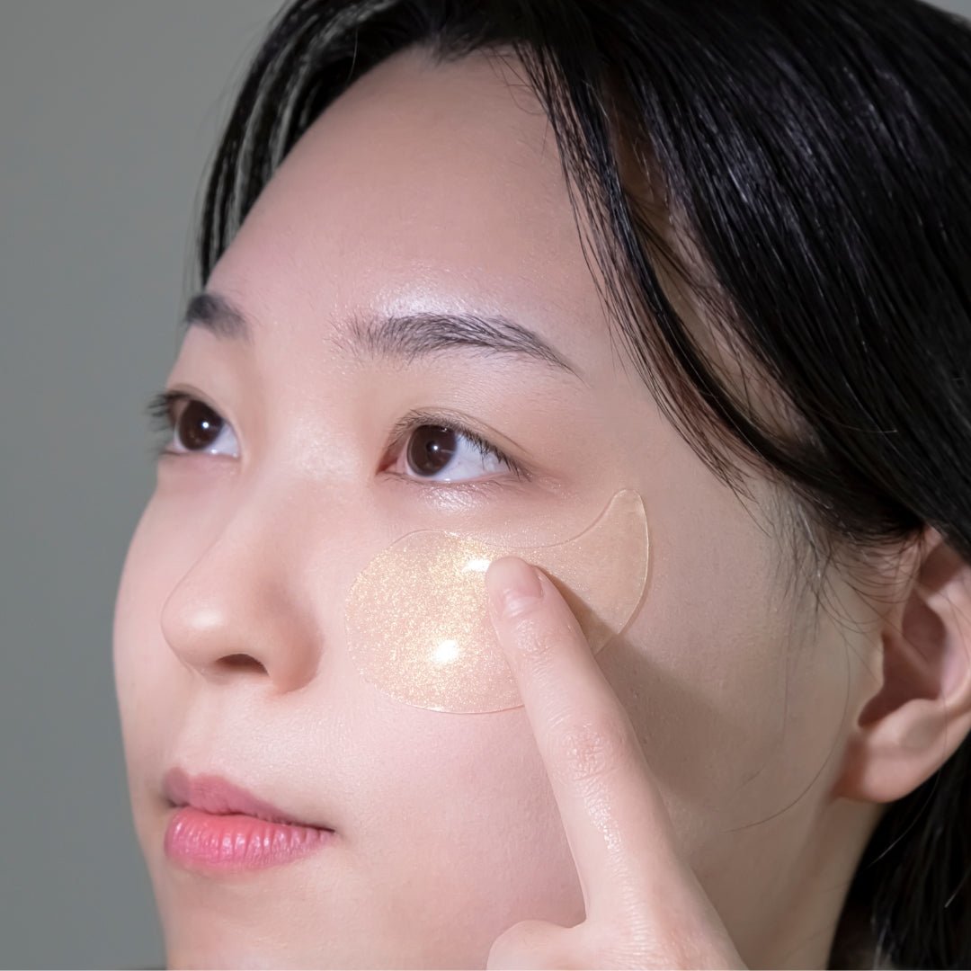 Farmstay 24K Gold & Peptide Solution Ampoule Eye Patch [60pcs] | La Cosmetique