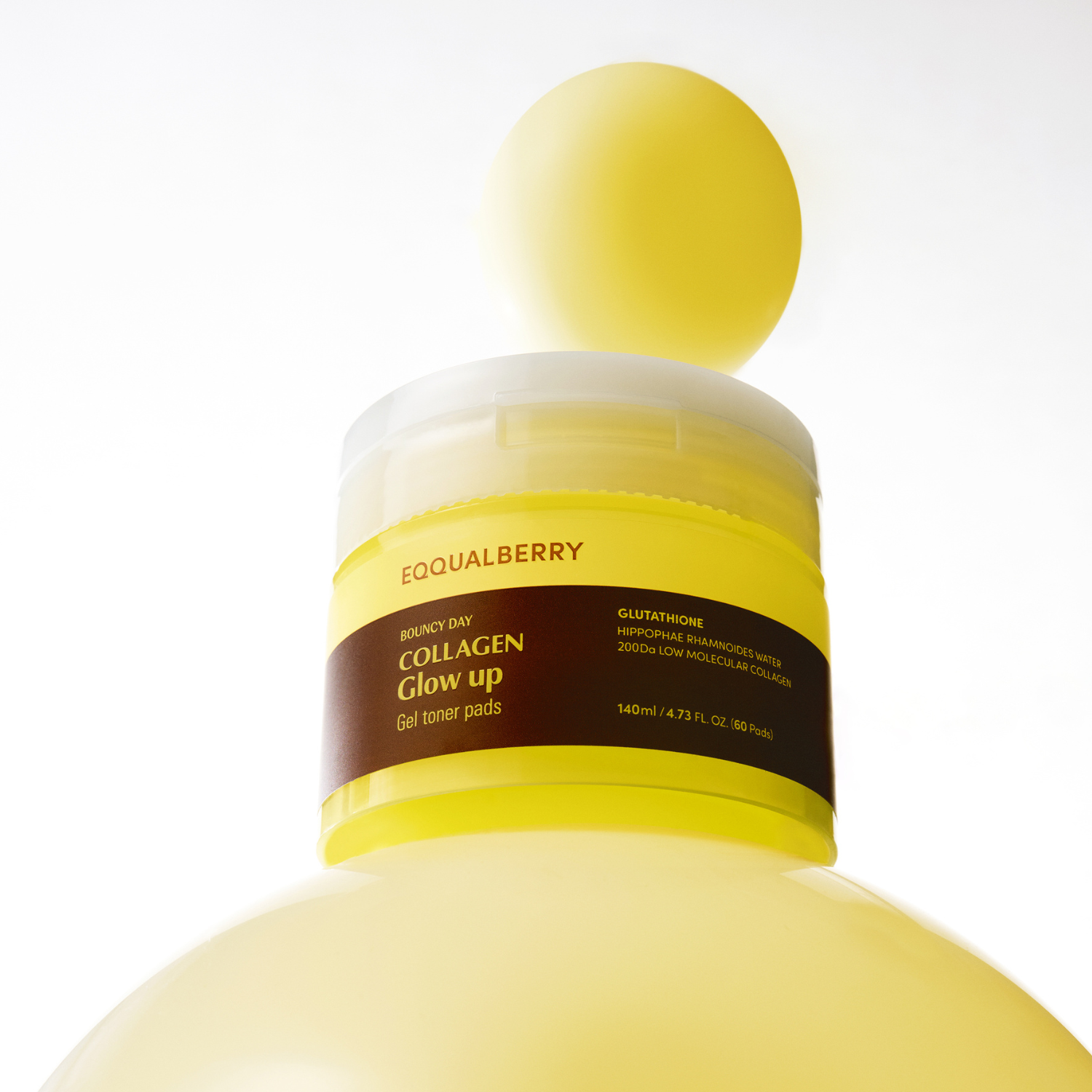 Eqqualberry Collagen Glow Up Gel Toner Pad 60pcs - Shop K-Beauty in Australia